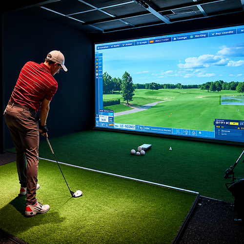Active Workshops. Golf Simulator.