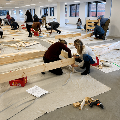 Tenant Team Building Event_ Build a Bed, Boston MA